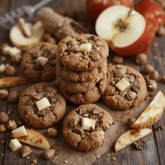 Çölyak Hastalarına Özel Glutensiz Damla Çikolatalı ve Elmalı Kurabiye